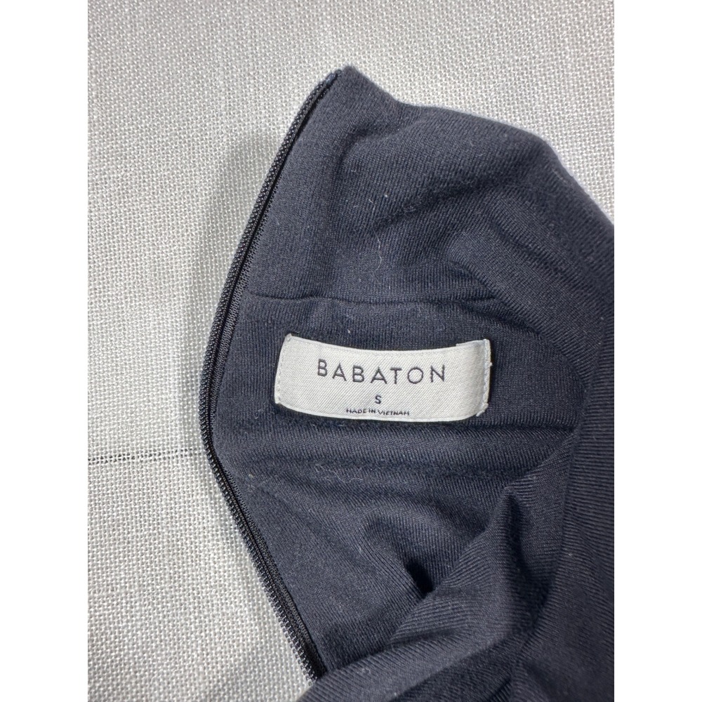 Babaton Aritzia Black‎ Mock Neck Long Sleeve Thong Bodysuit Small - Picture 4 of 8